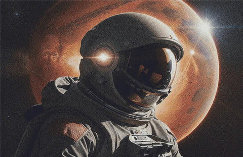 Astronaut In Space - X Squared Cross Stitch