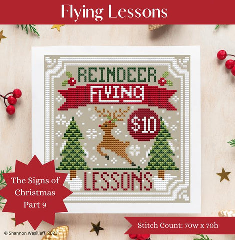 2023 Signs Of Christmas: Flying Lessons - Shannon Christine Designs