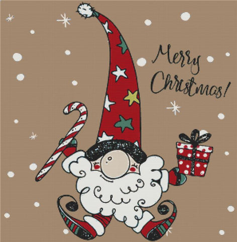 Christmas Gnome - X Squared Cross Stitch