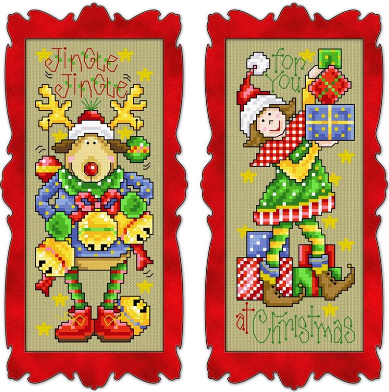 Jingle Jolly Greetings 1 - Joan Elliott Designs