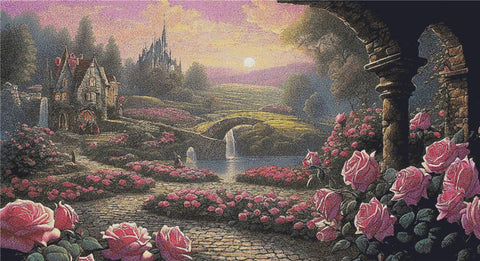 Beautiful Rose Pathway - X Squared Cross Stitch