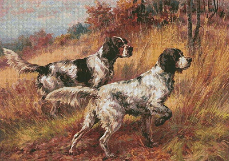 American Llewelyns On Point (Large) - Artecy Cross Stitch