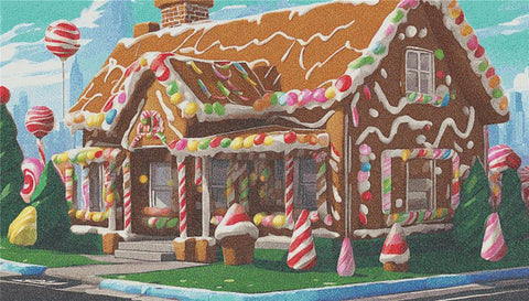 Gingerbread House - X Squared Cross Stitch