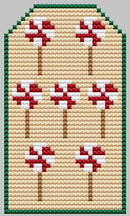 Christmas Sweets Gift Tag - Cute Embroidery by Kate