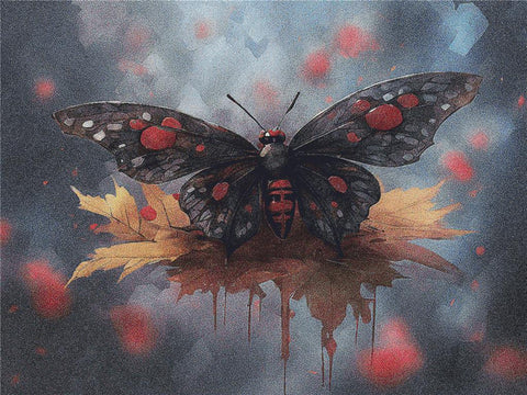 Gothic Butterfly - X Squared Cross Stitch