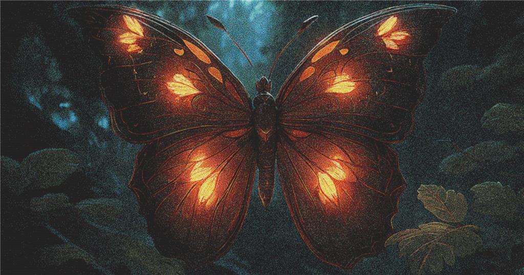 Mystical Butterfly - X Squared Cross Stitch