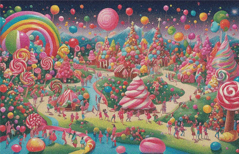 Christmas In Candyland - X Squared Cross Stitch