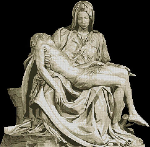 Pieta Sepia - Artecy Cross Stitch