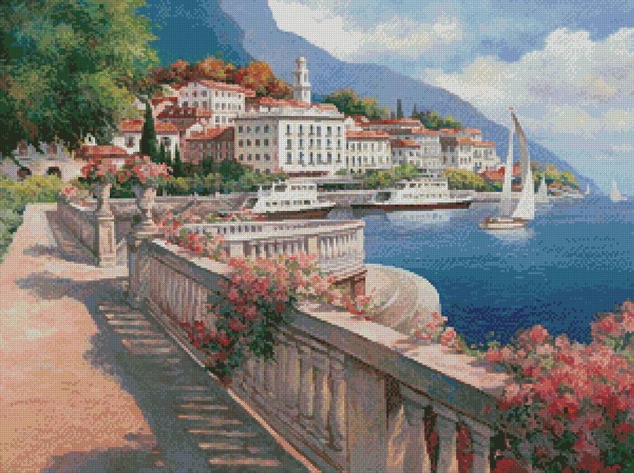 Lago Di Como 1 - Artecy Cross Stitch