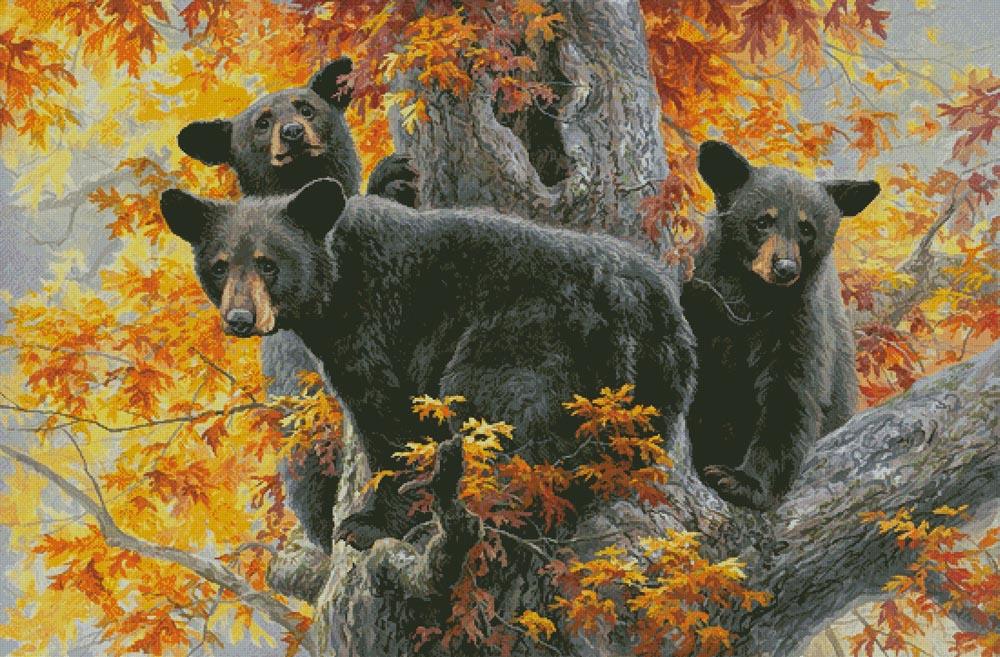 Beary Tree (Large) - Artecy Cross Stitch