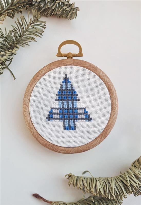 Winter Tree - Cute Embroidery by Kate