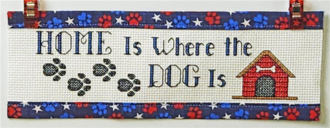 Home Is Where The Dog Is Bookmark - Rogue Stitchery