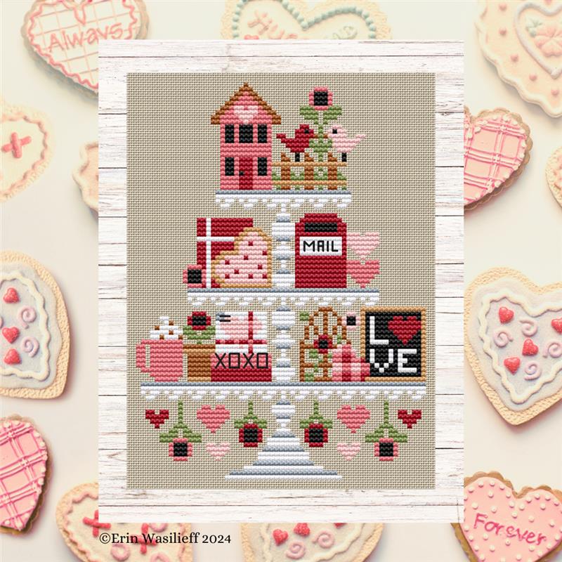 Valentine's Tier - Erin Elizabeth Designs