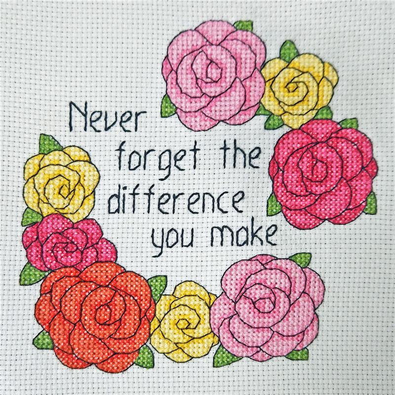 You Make A Difference - Rogue Stitchery