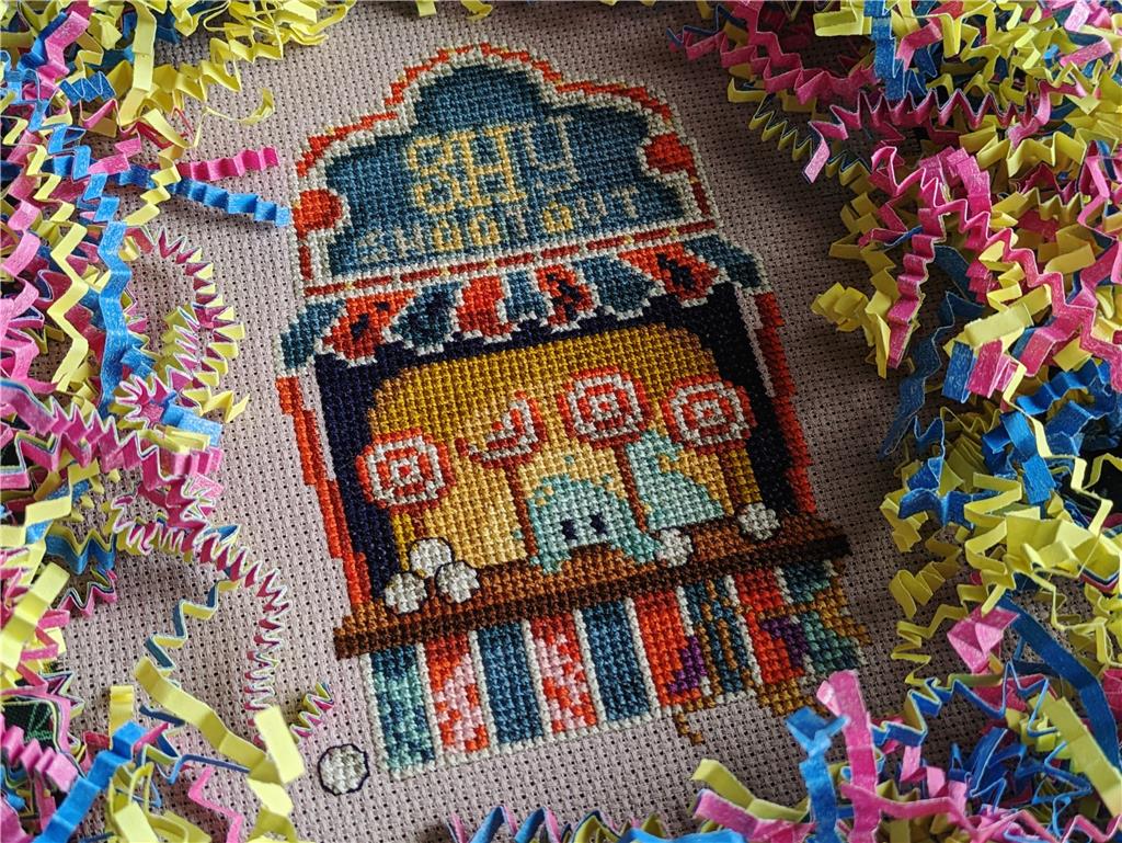 Shy Shootout / Dark Carnival - StitchSprout Cross Stitch