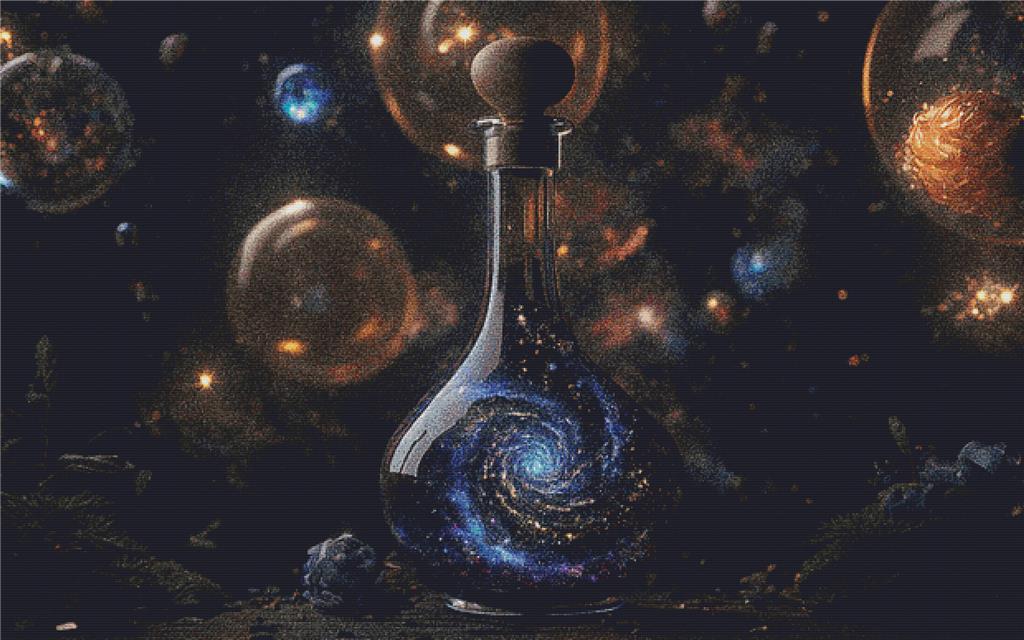 Galaxy In A Bottle - X Squared Cross Stitch