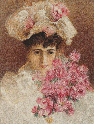 Female Portrait - X Squared Cross Stitch
