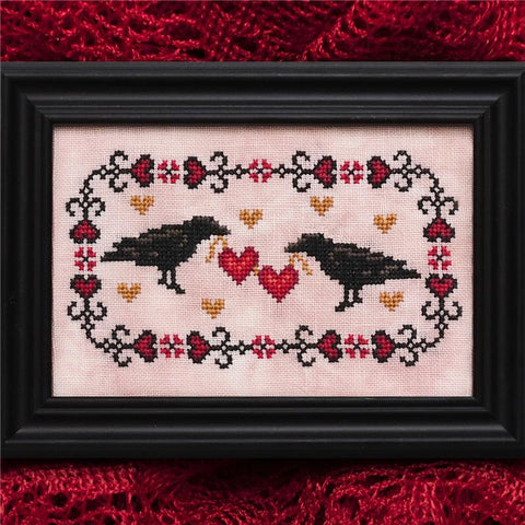 Crows In Love - Lola Crow Cross Stitch