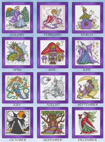 A Year Of Magical Stitching - Joan Elliott Designs