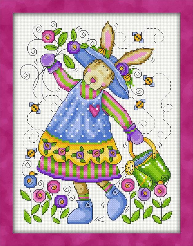 Miss Bunny's Garden - Joan Elliott Designs