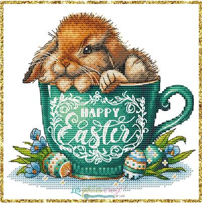 Happy Easter Rabbit 2024 - Les Petites Croix De Lucie