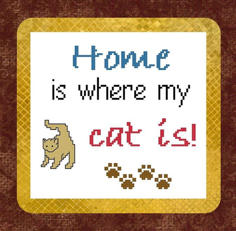 Home Is Where My Cat Is - Iris Originals