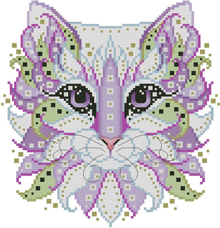 Colorful Cats: Mystery - Kitty & Me Designs