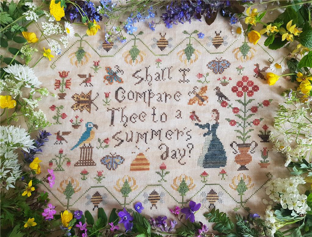 Shall I Compare Thee To A Summer's Day - Crowsfeetstitching