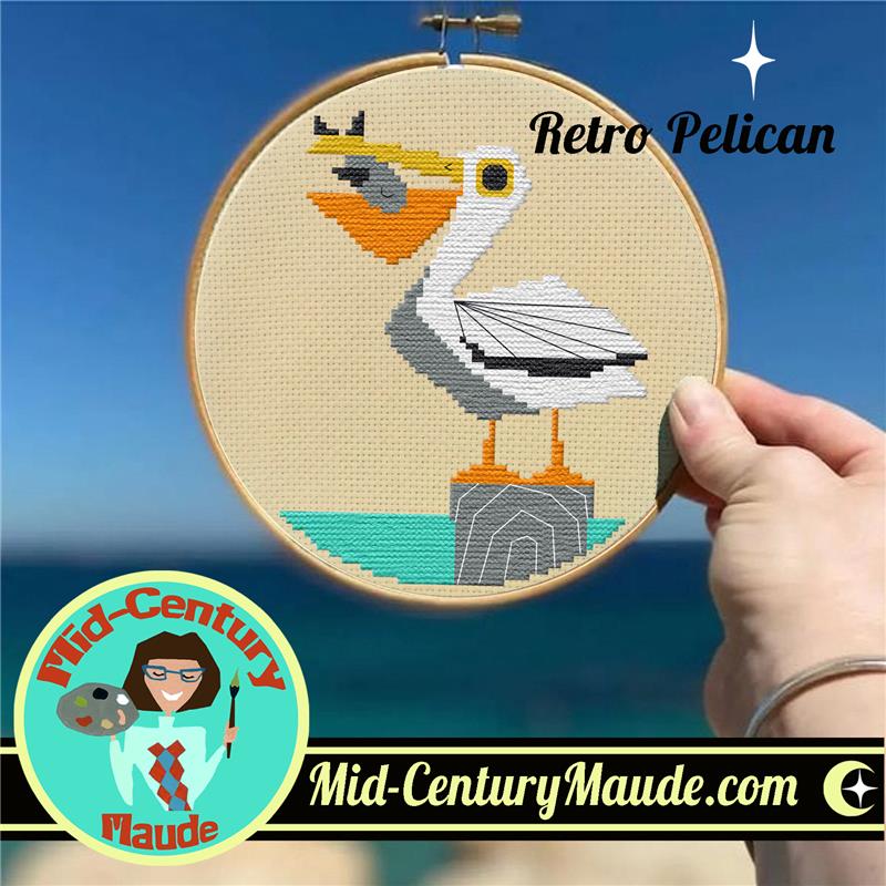 Retro Pelican - Mid Century Maude