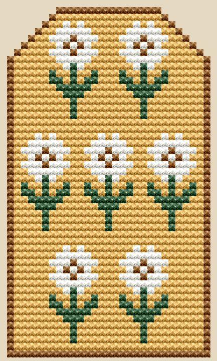 Summer Flowers Gift Tag - Cute Embroidery by Kate