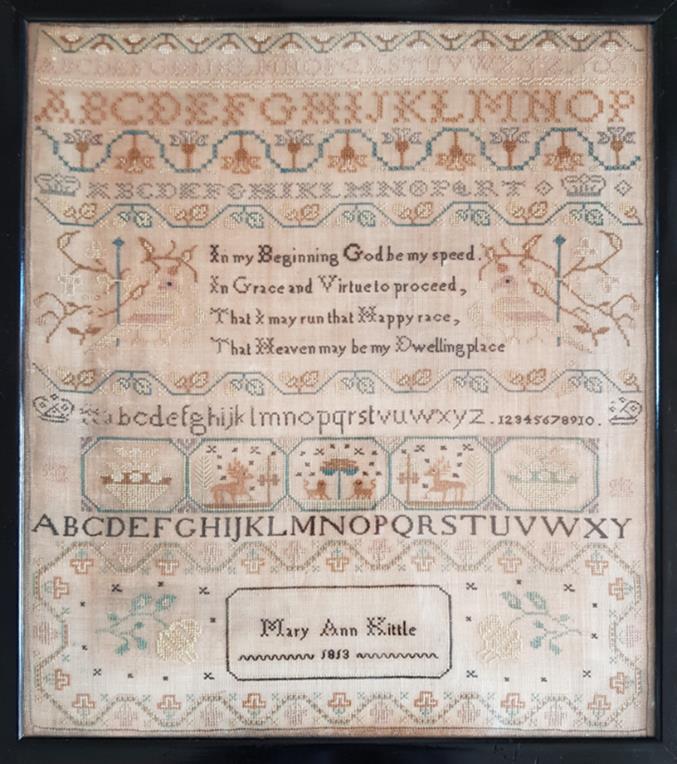 Mary Ann Kittle 1813: A Norfolk Sampler - Crowsfeetstitching