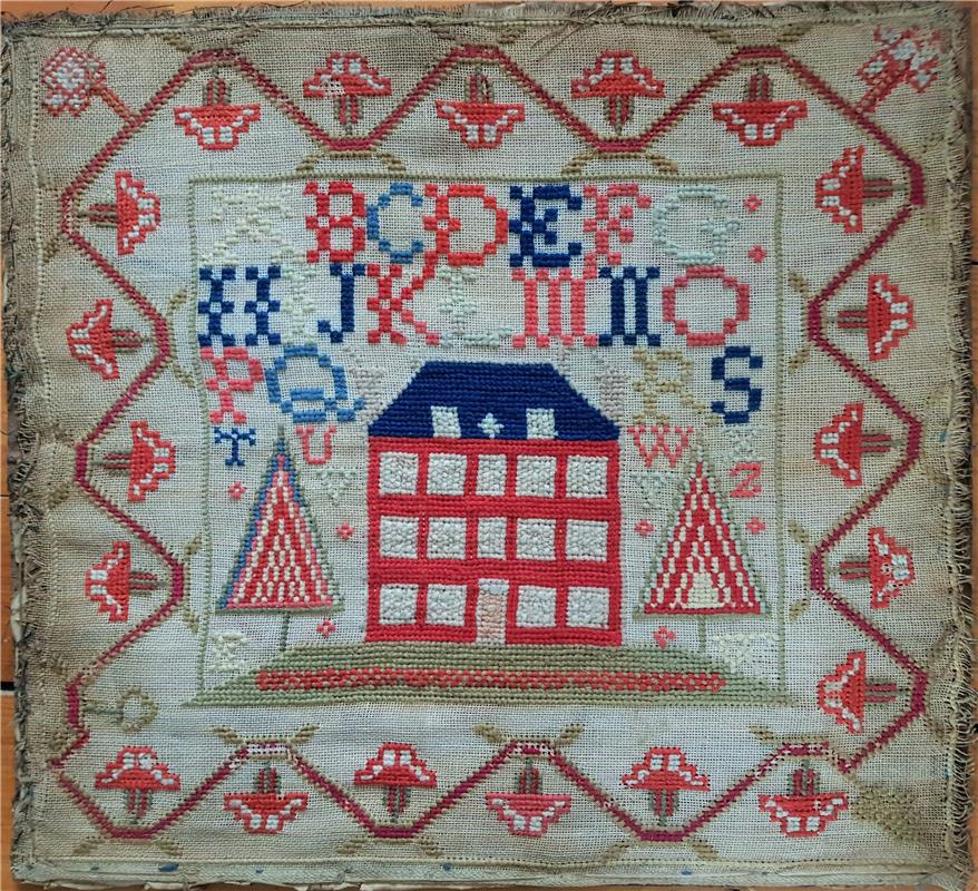 Elizabeth Williamson: A Red House Sampler  - Crowsfeetstitching