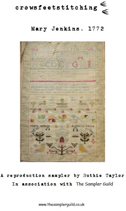 Mary Jenkins 1772: A Welsh Sampler - Crowsfeetstitching