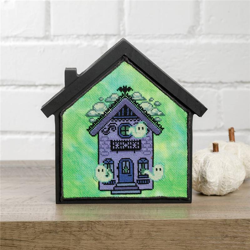 Nobody's Home: Haunted Halloween House - StitchSprout Cross Stitch