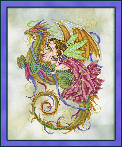 The Fairy & The Dragon - Joan Elliott Designs