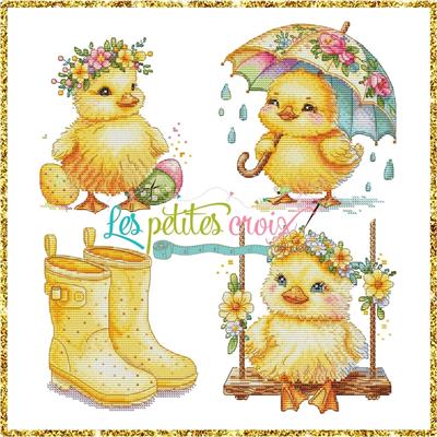 Easter Chicks - Les Petites Croix De Lucie