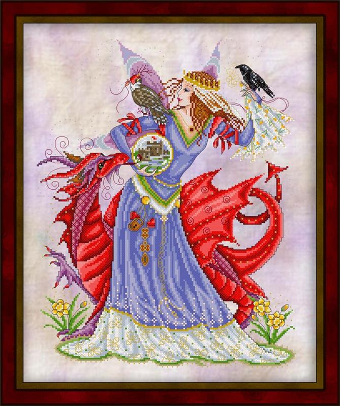 The Maiden & The Dragon - Joan Elliott Designs