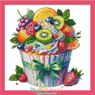 Fruits Cupcake - Les Petites Croix De Lucie