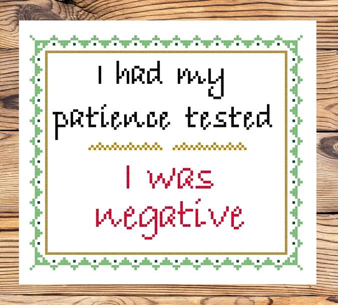 Patience Tested - Iris Originals