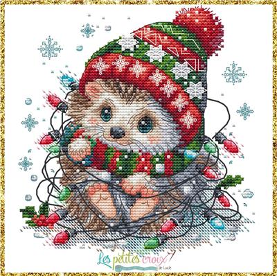 Hedgehog Christmas - Les Petites Croix De Lucie