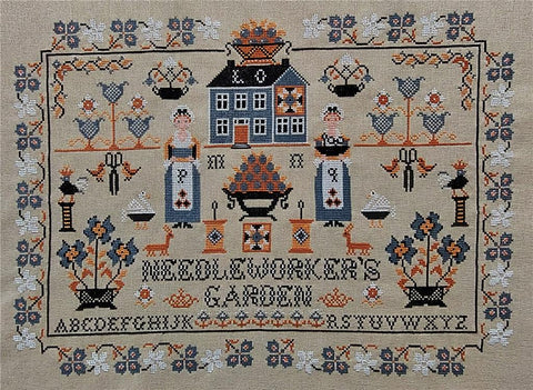 Needleworker's Garden Sampler - Twin Peak Primitives