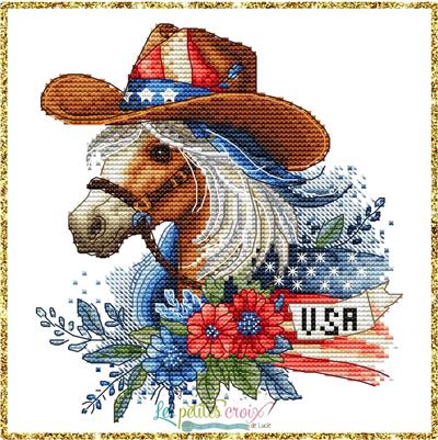 Independence Day Horse - Les Petites Croix De Lucie