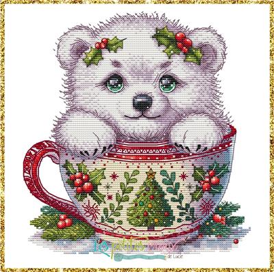 Bear: Christmas Animal Cups - Les Petites Croix De Lucie