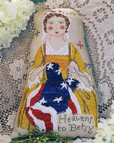 Betsy Ross Pillow - Miss Prim Cross Stitch