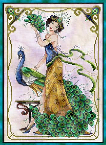 Peacock Lady - Joan Elliott Designs
