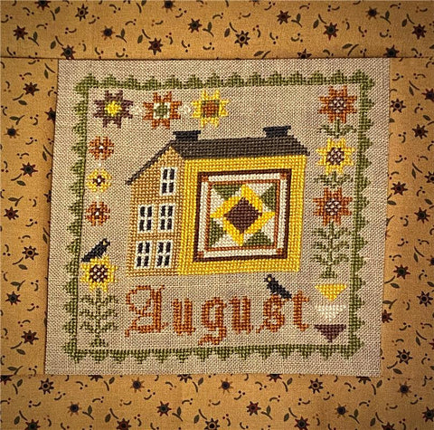 August Patchwork Saltbox - The Woolly Ewe