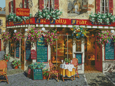 The Jolly Friar (Large) - Artecy Cross Stitch