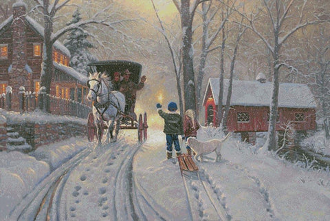 Community Of Warmth (Large)  - Artecy Cross Stitch