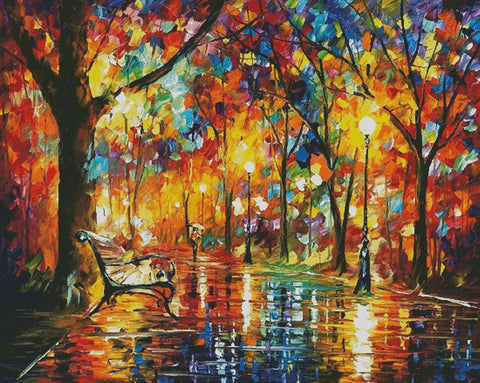 Colorful Night (Large) - Artecy Cross Stitch