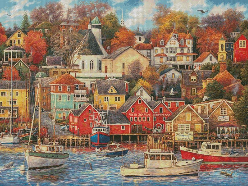 Good Times Harbor (Large) - Artecy Cross Stitch